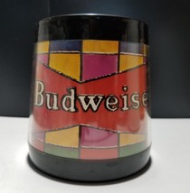 Budweiser Thermo Serv Mug Stained Glass Design - $12.19