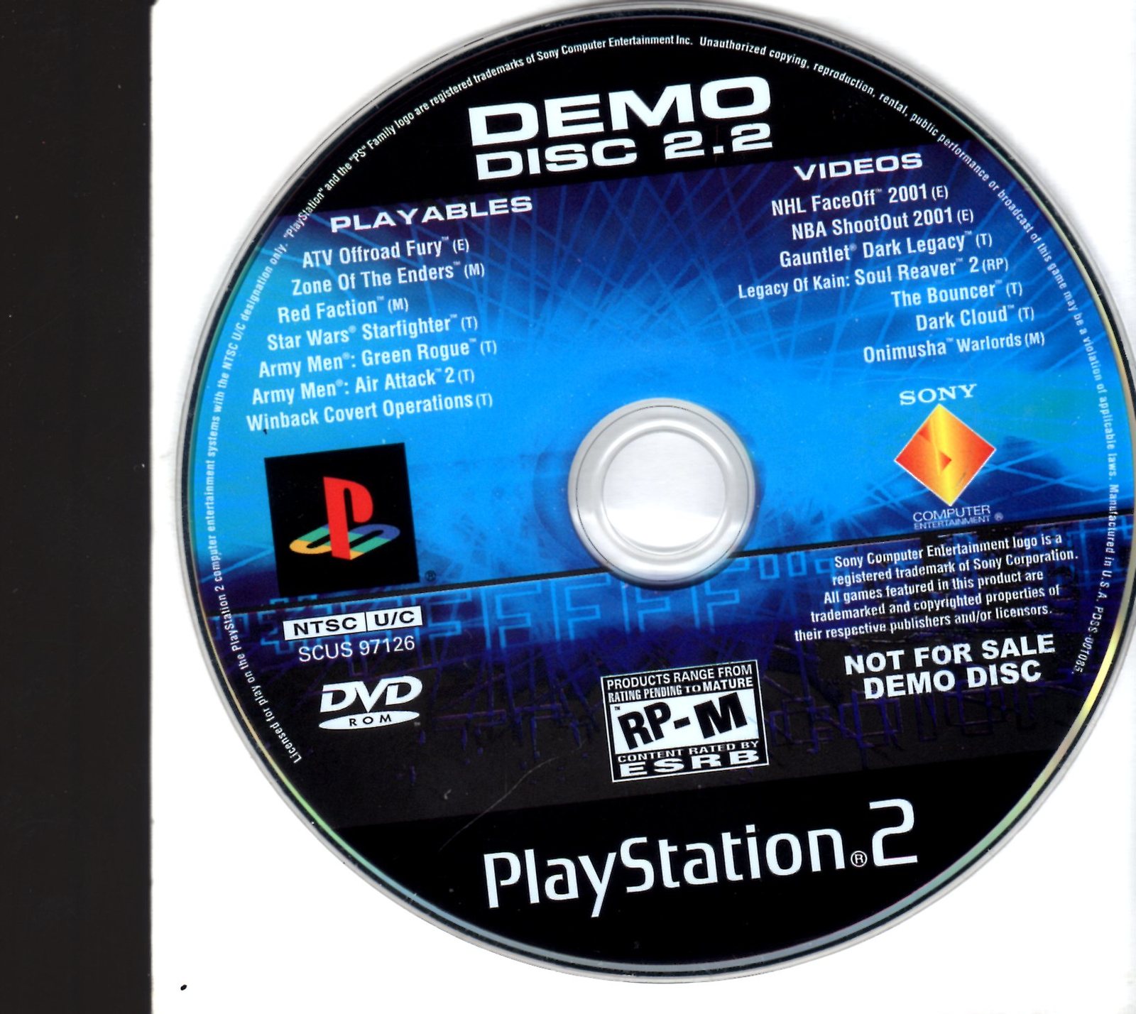 PlayStation 2 Demo Disc 2.2 - Video Games