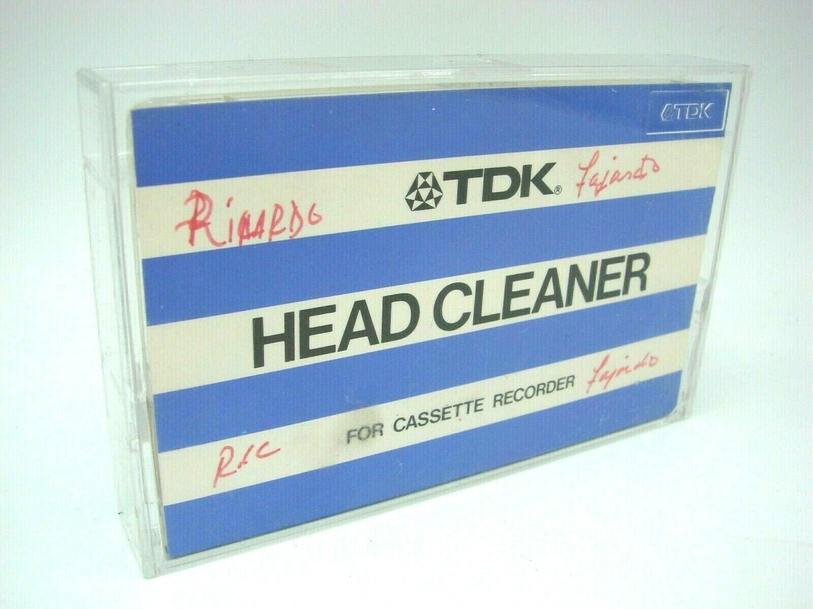 Vintage VTG TDK HC1 Head Cleaner For Cassette Recorder Works perfectly