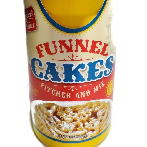 Bakers Corner Funnel Cakes Pitcher & Mix Makes 810 Just Add Water Fair