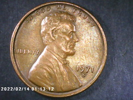 1971-S 1C, BN LINCOLN CENTS DOUBLED DIE ERROR COIN - $381.50