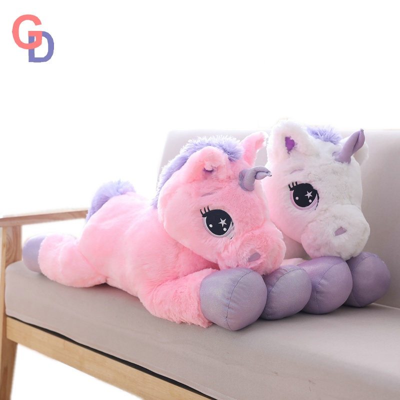 giant purple unicorn stuffed animal