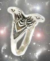 Haunted Double Eagle Ring Master Witch Reach Greatest Heights Ooak Magick - $9,117.77