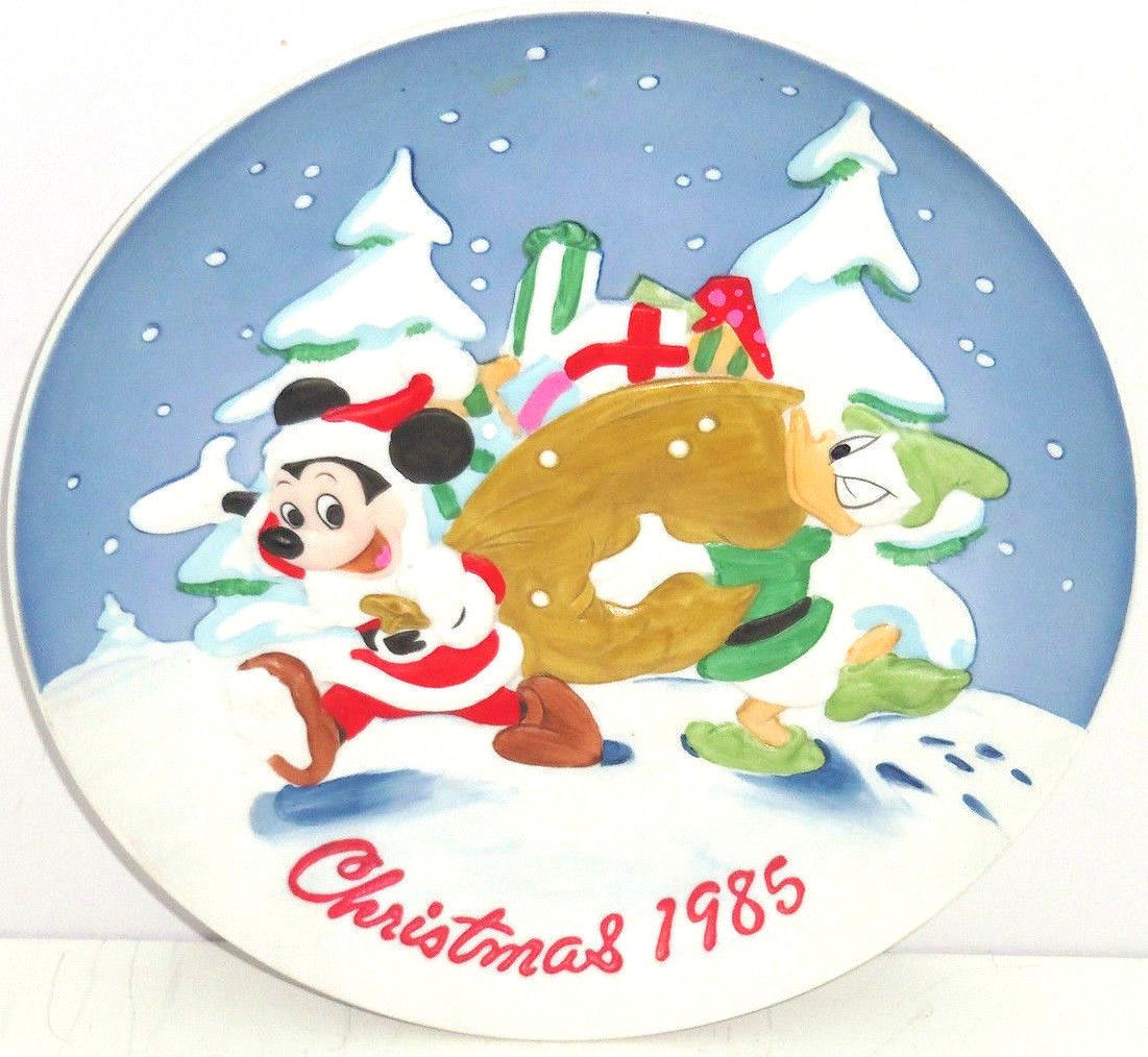 Walt Disney Productions Collector Plate Mickey Mouse Donald Duck ...