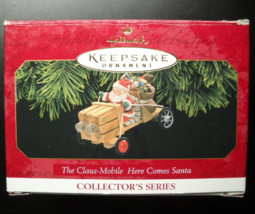Hallmark Keepsake Christmas Ornament 1997 Claus Mobile Here Comes Santa ... - $8.99