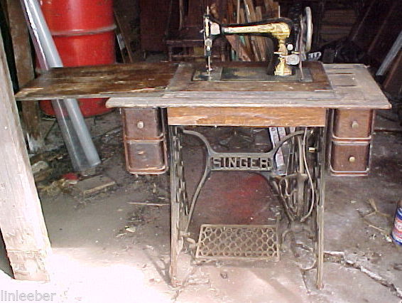 S Sewing Machine Parts Antiques Antique 1880s 1900 Singer Treadle