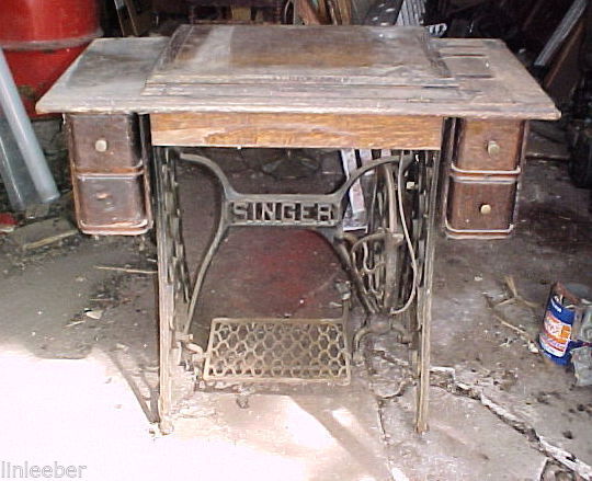 Antique Singer Sphinx Model Treadle Sewing Machine Model 27 1904 Grandma S First Sewing Machines