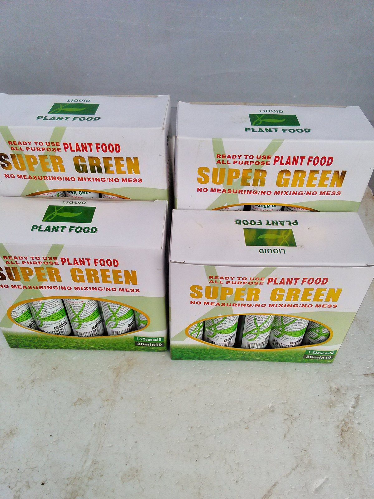 Jmbamboo 40 Bottles of Super Green Green Lucky Bamboo Fertilizer