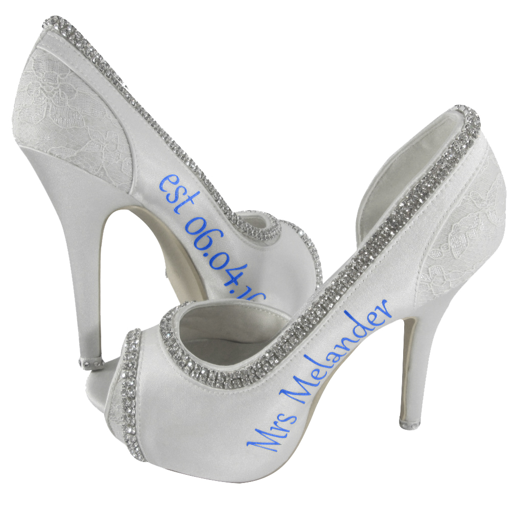 2 inch wedding heels closed toe