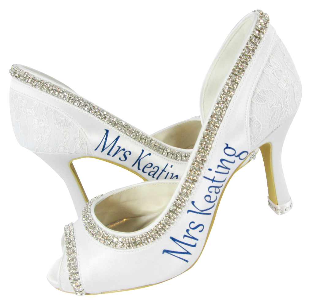  2  inch  Ivory Bridal Wedding High Heels  3 inch  or 4 