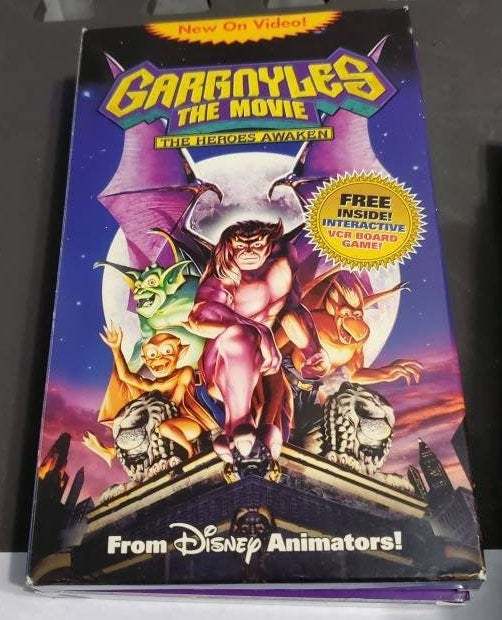 Gargoyles, The Movie The Heroes Awaken (VHS, 1994, Comes with Game