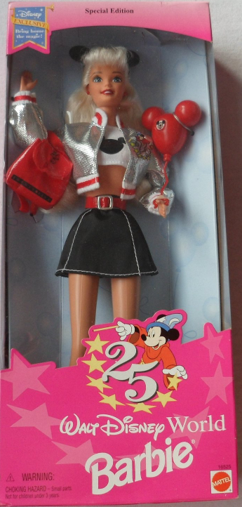 25th anniversary walt disney world barbie