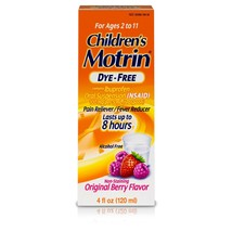 Children's Motrin Ibuprofen Kids Medicine, Berry Flavored, 4 fl. oz.. - $14.84