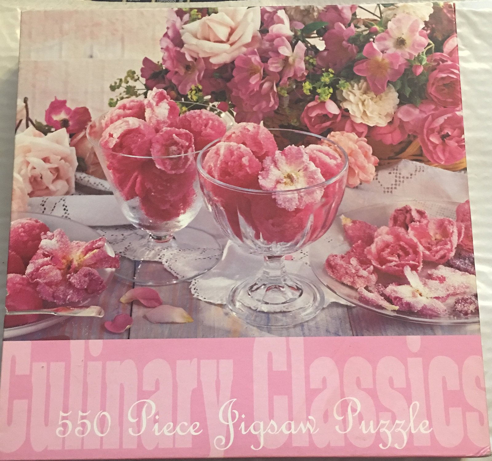 550 Piece Fully Interlocking Jigsaw Puzzle "Culinary Classics" [Brand
