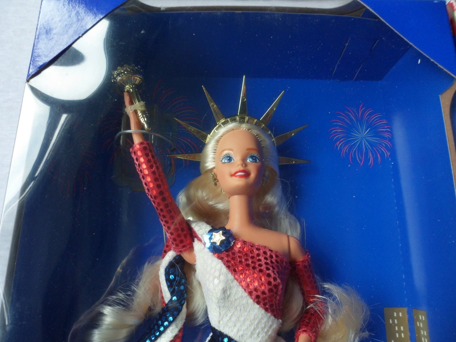 Barbie Statue of Liberty Limited Edition FAO Schwarz Doll 1995 [Brand New] Anniversary Dolls