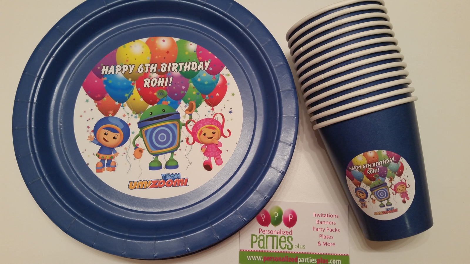 Team Umizoomi plates and cups | Team Umizoomi birthday plates and cups ...