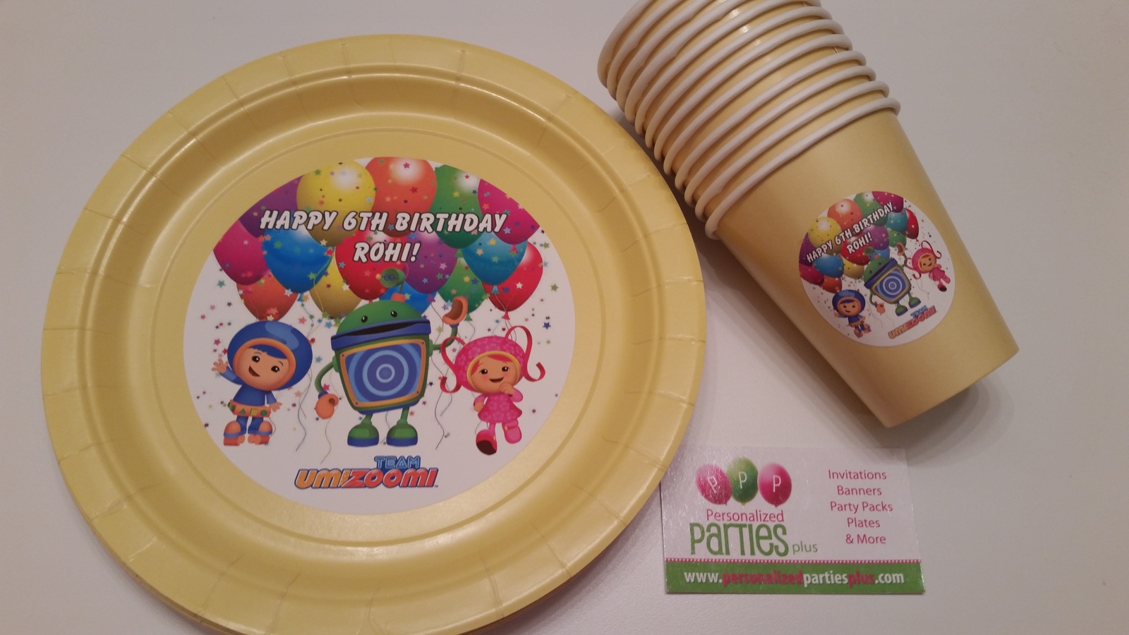 Team Umizoomi plates and cups | Team Umizoomi birthday plates and cups ...