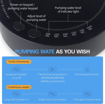 Desktop Water Bottle Dispenser,  Portable Electric Water Bottle Pump for 5 Gallo image 2