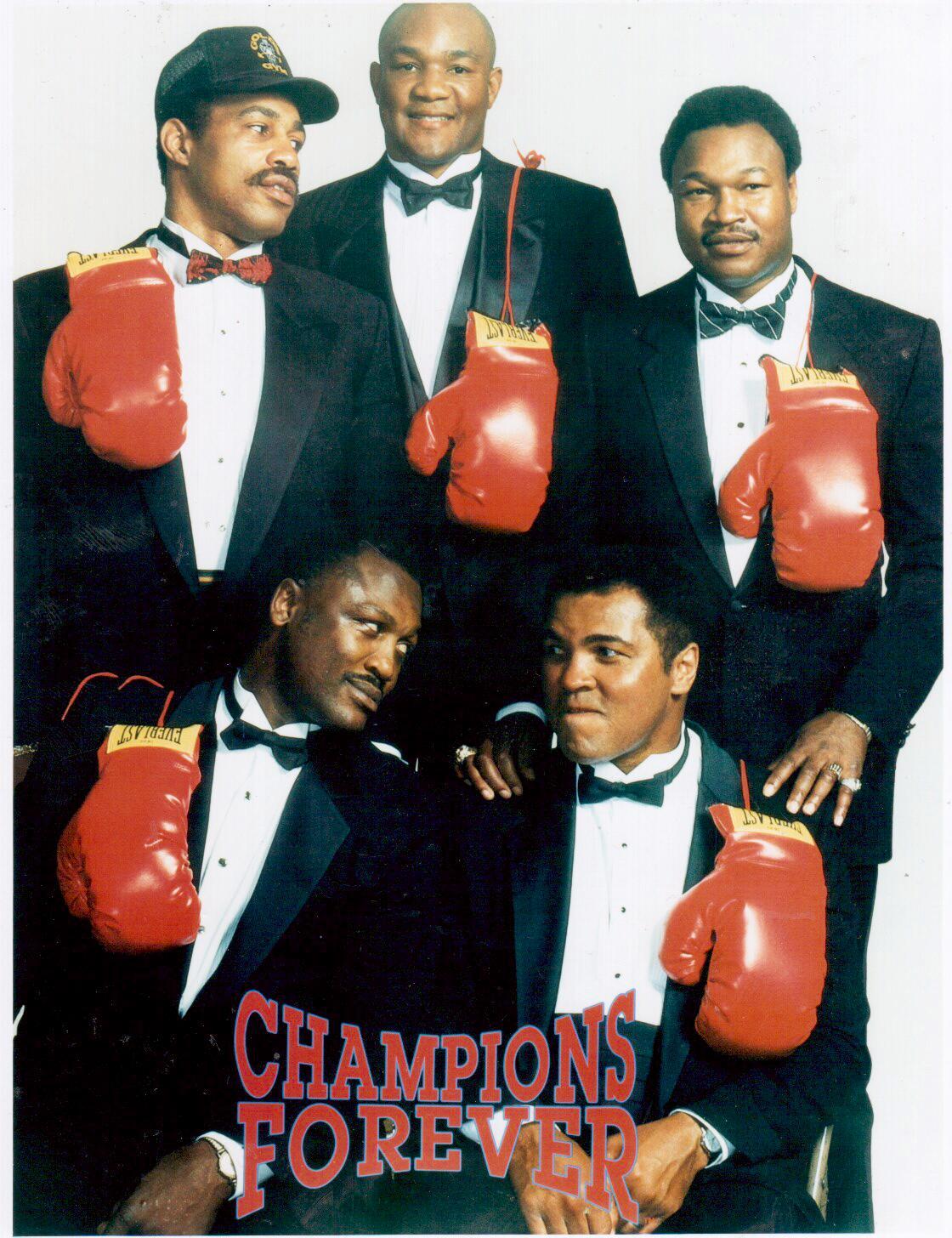 Ali Frazier Foreman Holmes Norton Champions Vintage 11X14 Color Boxing ...