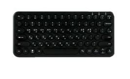 inote Korean English Bluetooth Slim Keyboard Wireless Compact Mini (Black) image 1