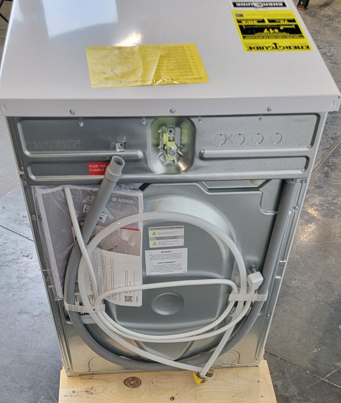 Asko W2084W Classic Series 24 Inch Front Load Washer 2.1 cu. ft