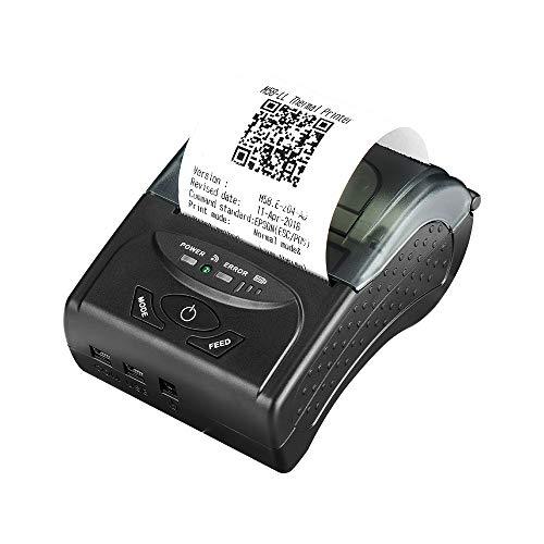 MUNBYN Thermal Receipt Printer Bluetooth Wireless Mobile Printer ...