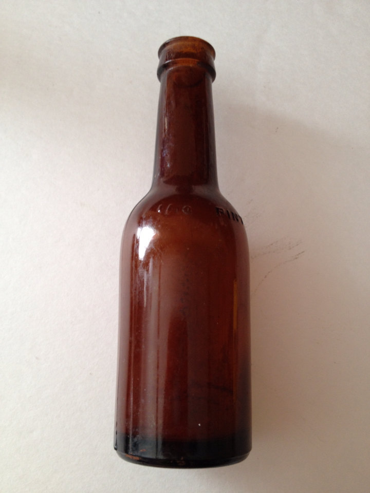Glass Brown Bottles Medicine Liquor 1/10 Pint USA Canada Medicines