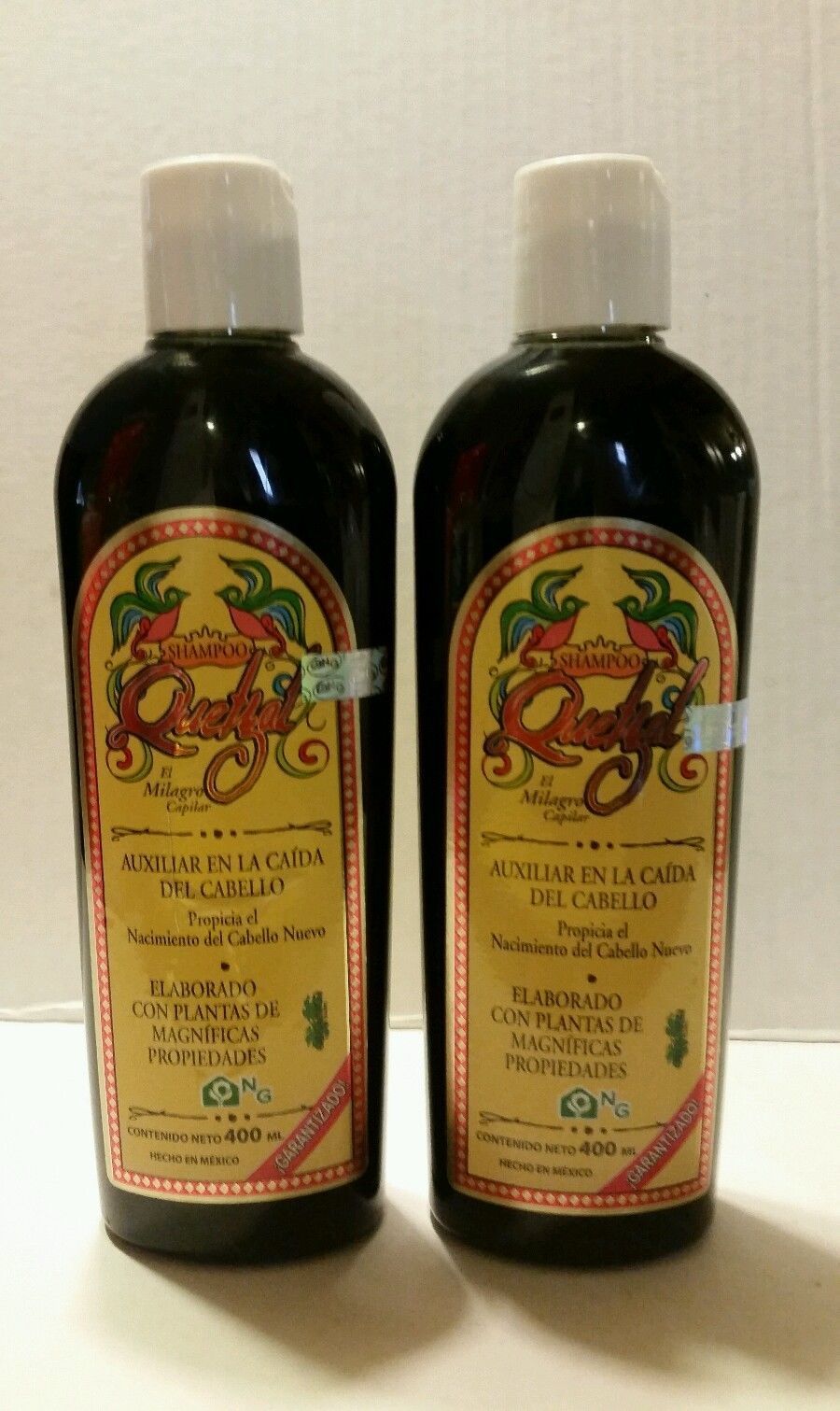 2X Shampoo Quetzal Helps in the regrowth of hair, Auxiliar en la caida