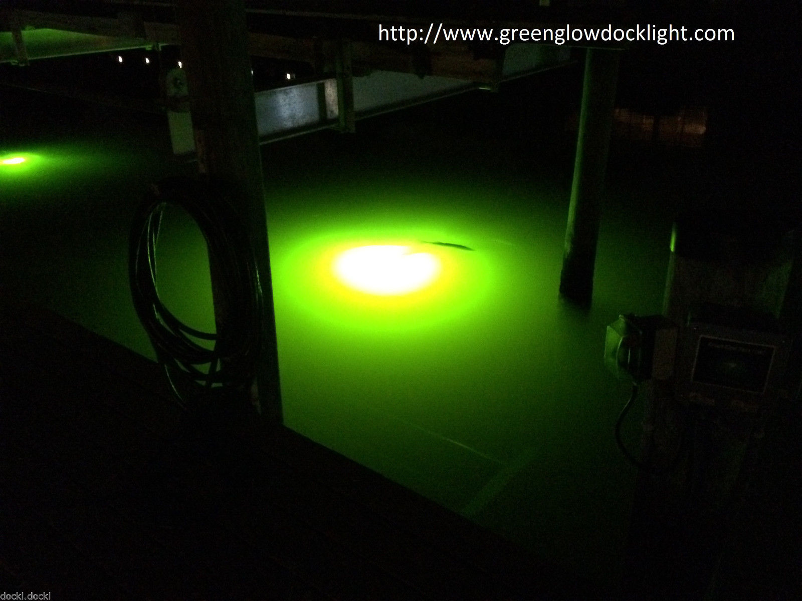 Crappie Light Snook Light w50' cord Night Fishing Light Underwater Dock Light