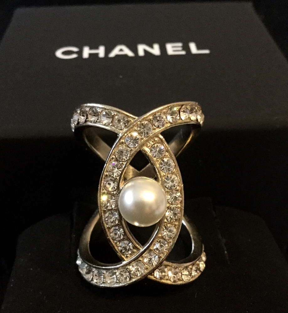 crystal baguette ring