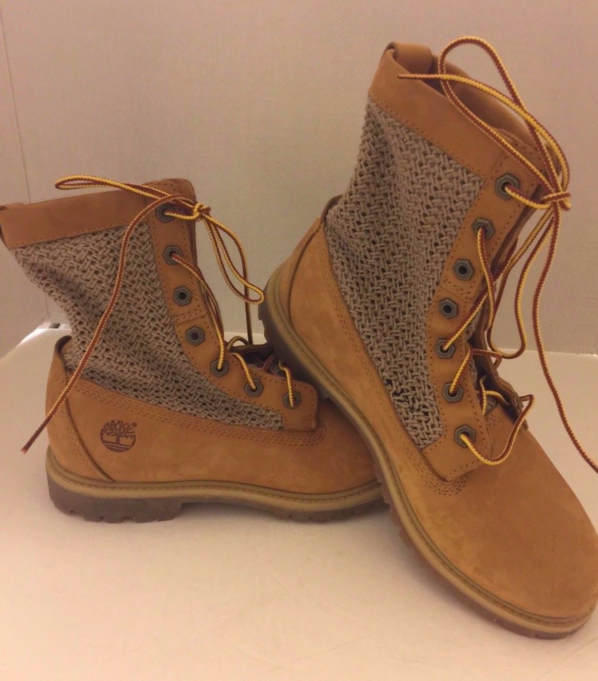 timberland lace up womens boots