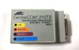 Allied Telesyn CentreCOM 210TS Twisted Pair Transceiver - $58.16