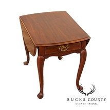 Drexel Legacy Cherry Queen Anne Style Drop Leaf Side Table - $395.00