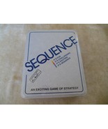 Sequence An Exciting Game of Strategy 2-12 Players Brand New - $48.00