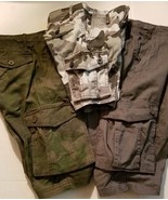 Route 66  Boys Cargo Shorts Various Sizes  Camo or Solid NWT  - $11.89