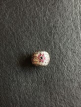Pandora Silver Shimmering Blossom Pave Flower Charm Bead 791129CZ - $51.23