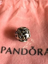 GENUINE PANDORA SILVER &amp; 14K GOLD FAMILY FOREVER HEARTS CHARM *NEW* #791040 - $48.33