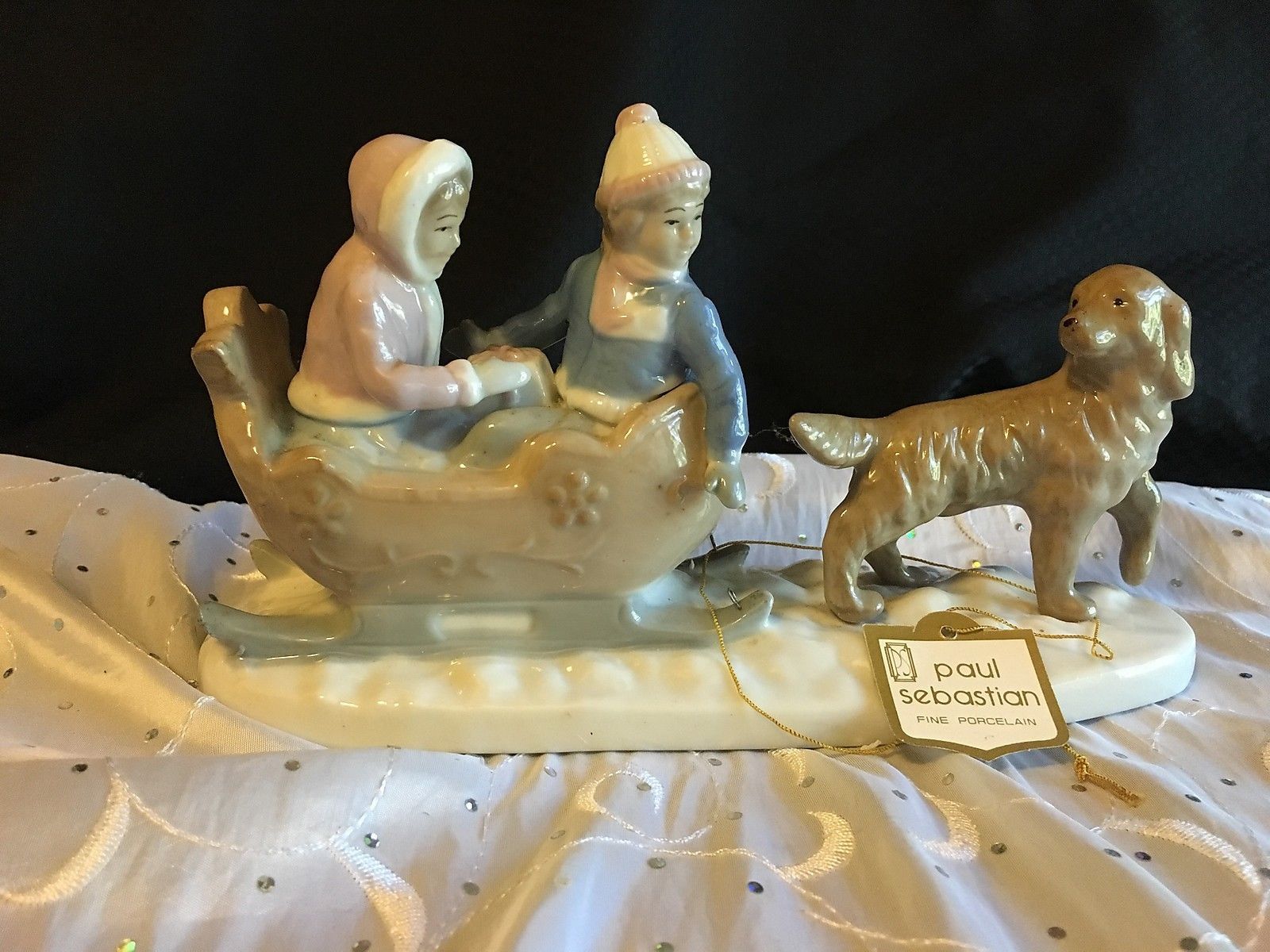 dog sled figurines