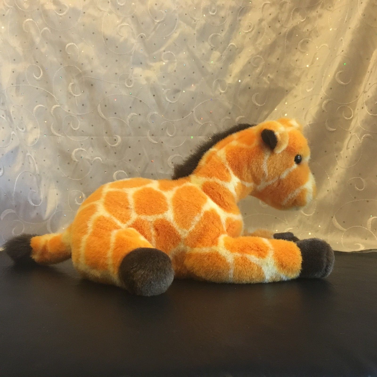 TY BEANIE BABIES BUDDIES TWIGS THE GIRAFFES LOT OF 2 LARGE & SMALL