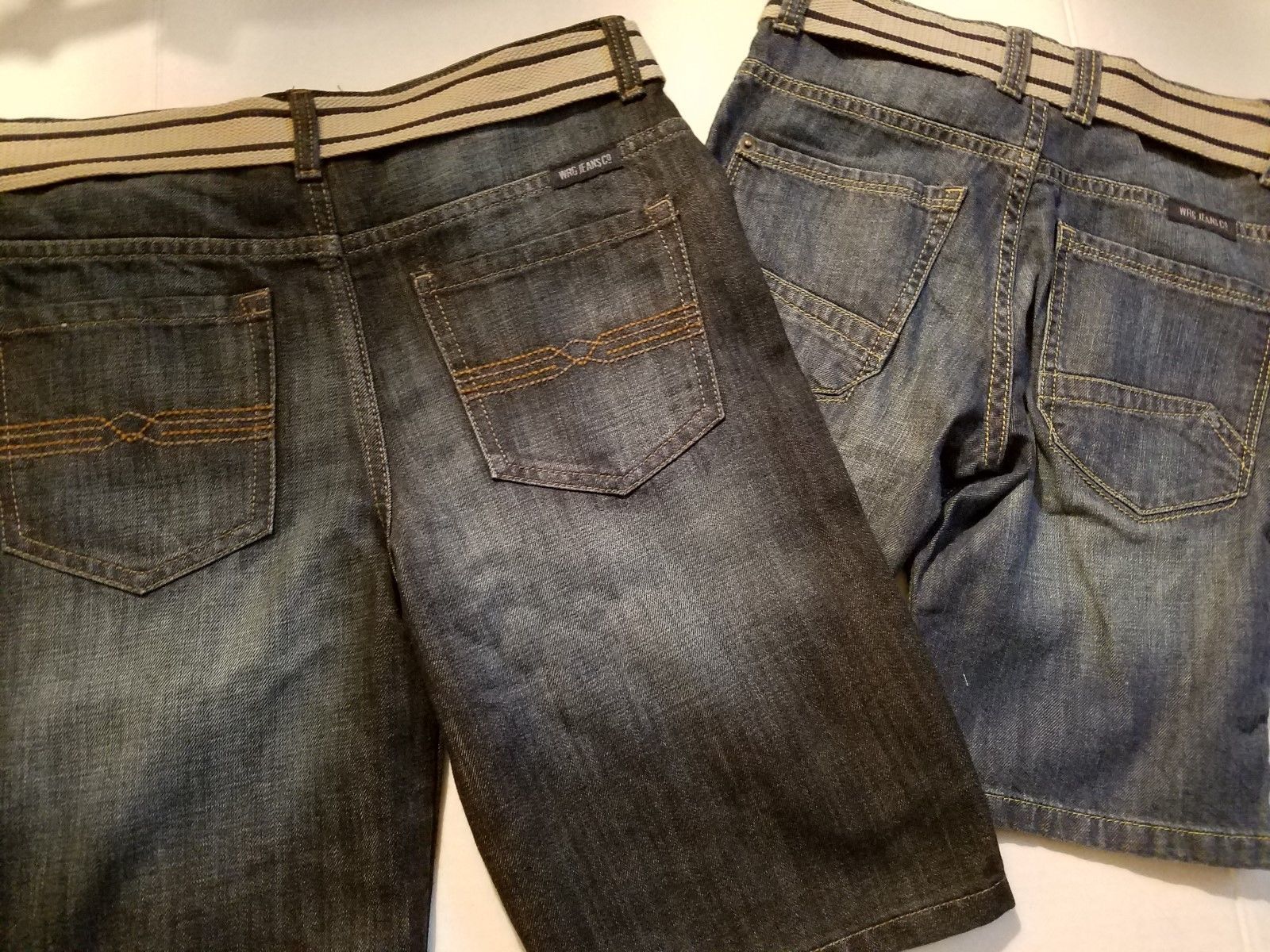 wrangler boys denim shorts