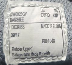 Dickies Michelin Men's Steel Toe Slip Resistant Banshee DW6925G(Black)9M - NEW!! image 7