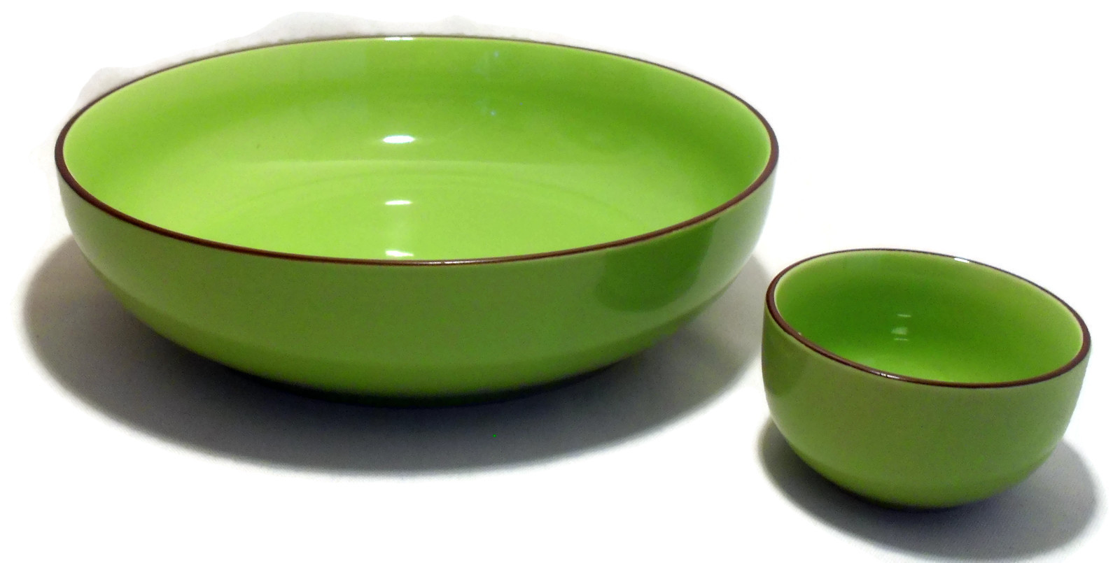Crofton 2 Piece Chip & Dip Set Stoneware NEW Serving Bowls
