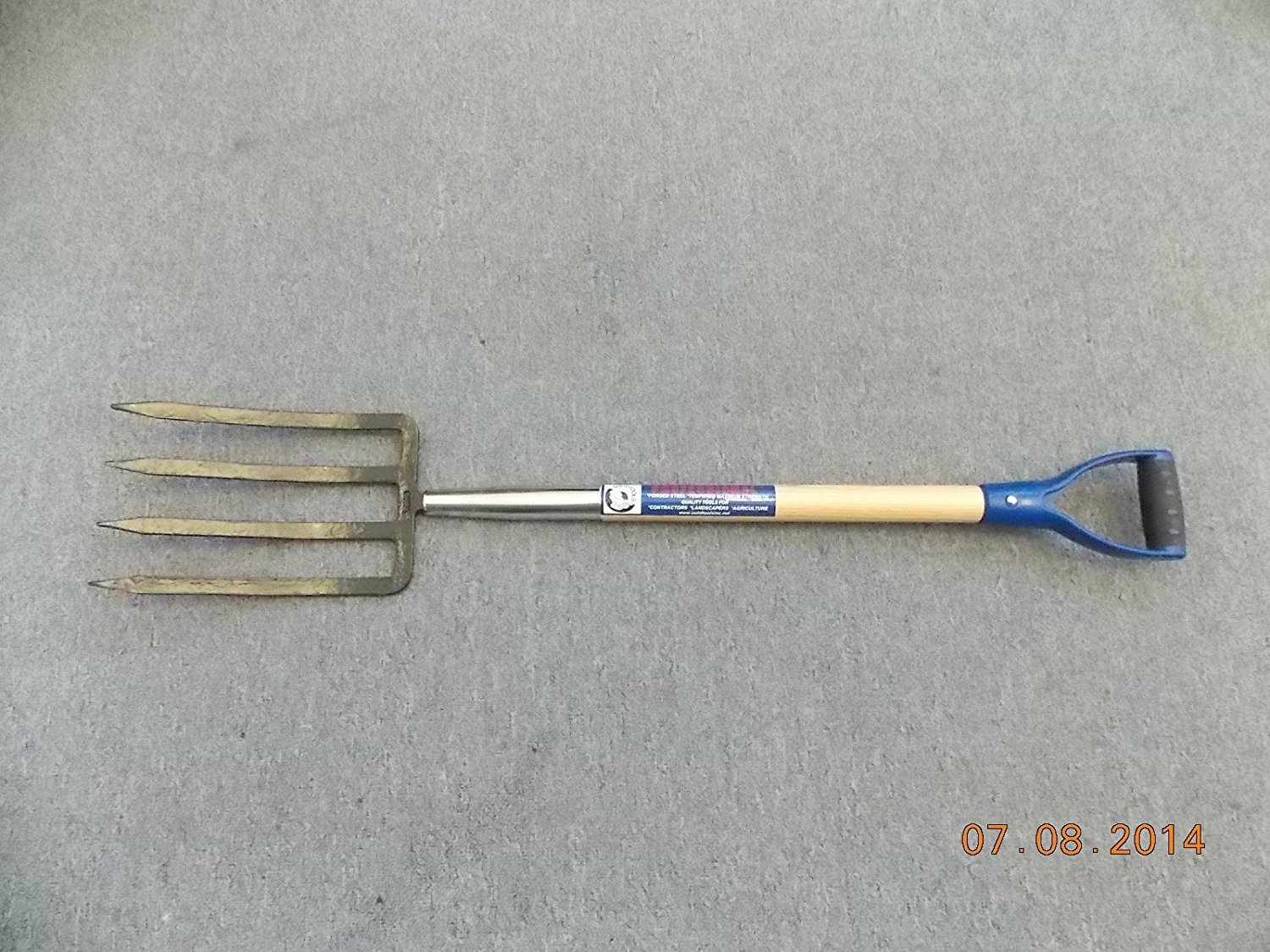 Heavy Duty Spading Fork, 4 Tines. by USA Forks