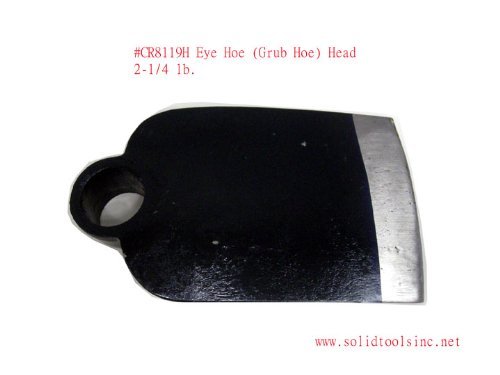 Standard Eye NEW! Grub Hoe Drop Forged Heavy Duty Forged Eye Hoe Head