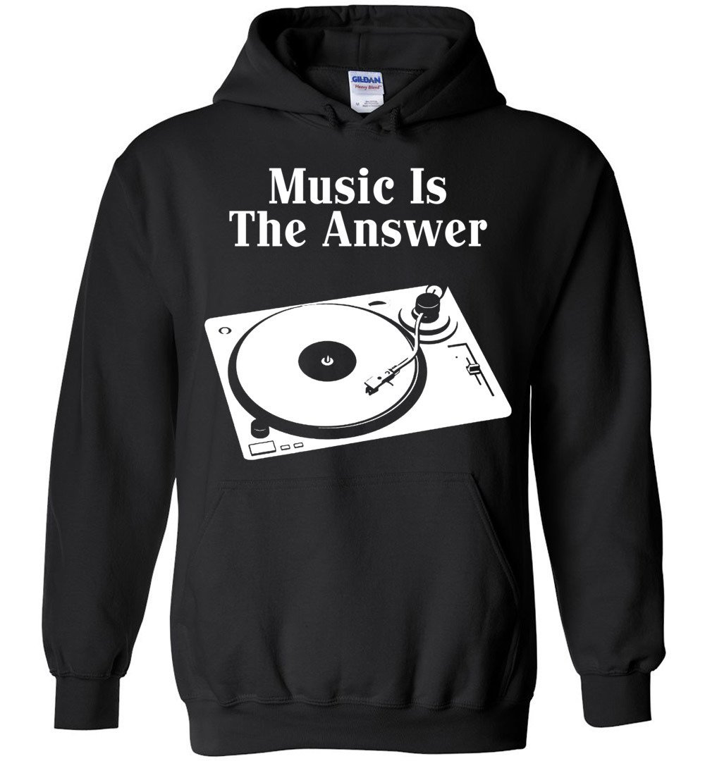 t shirt music is the answer