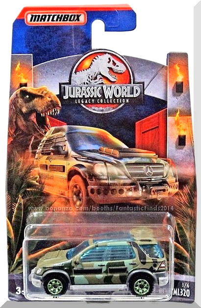 matchbox jurassic world mercedes benz