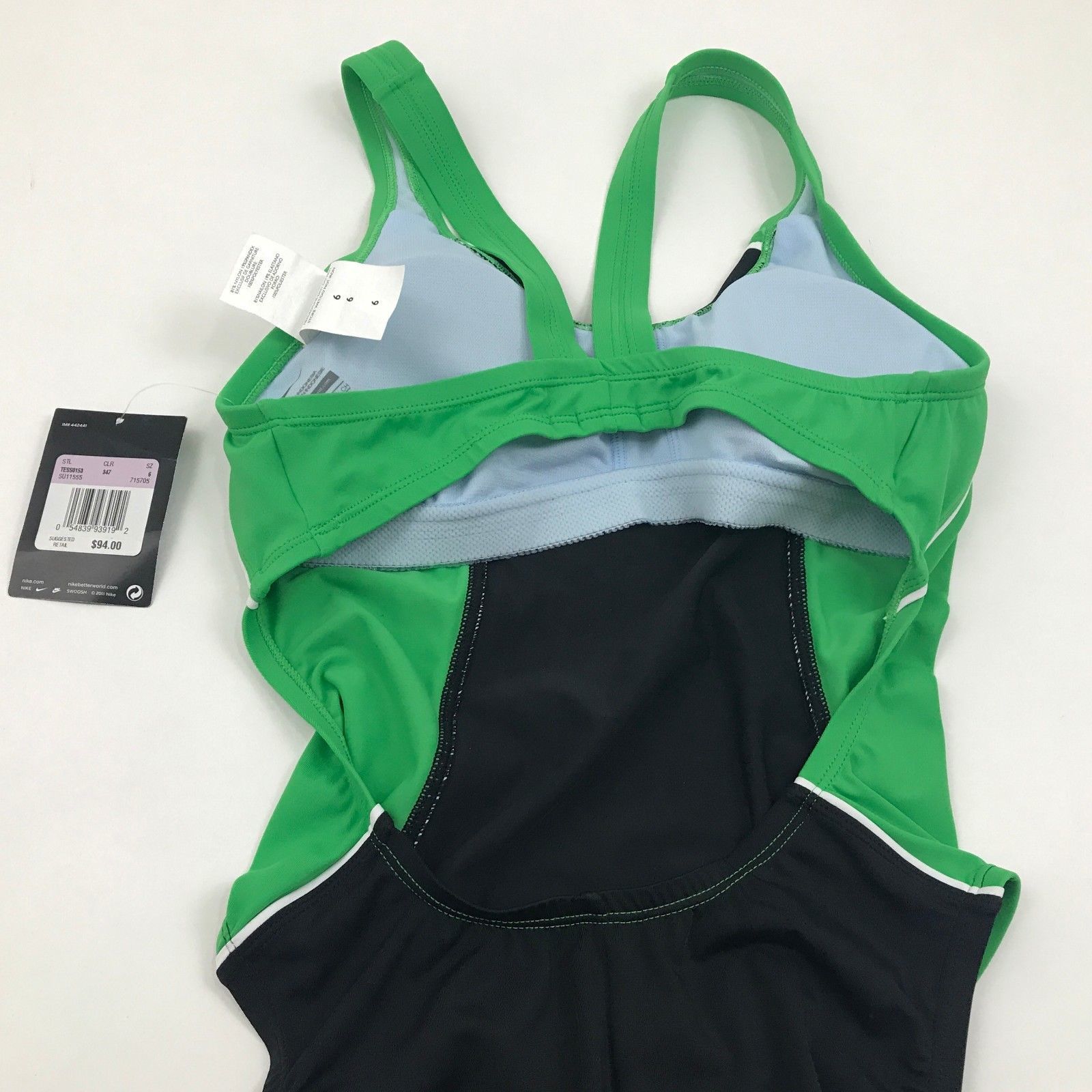 Nouveau Nike Femme Maillot de Bain une Pièce Taille 6 Dos ...