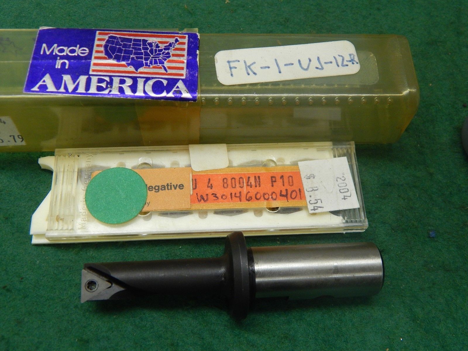 Komet Modular Carbide Insert Boring Bar, FK 1UJ 12 R with 10 New