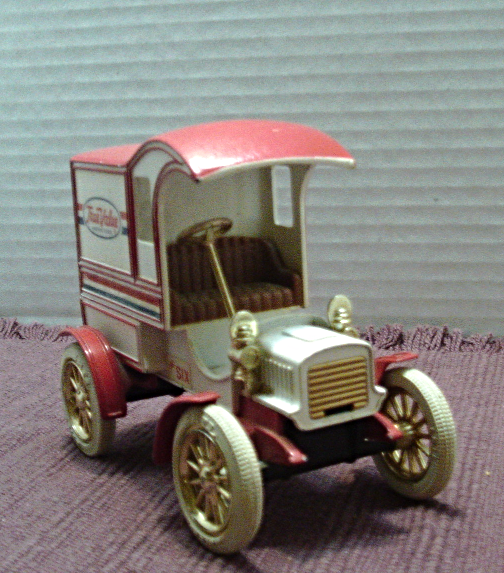 Vintage ERTL Replica 1905 Ford Delivery Truck Die Cast Metal Coin Bank ...