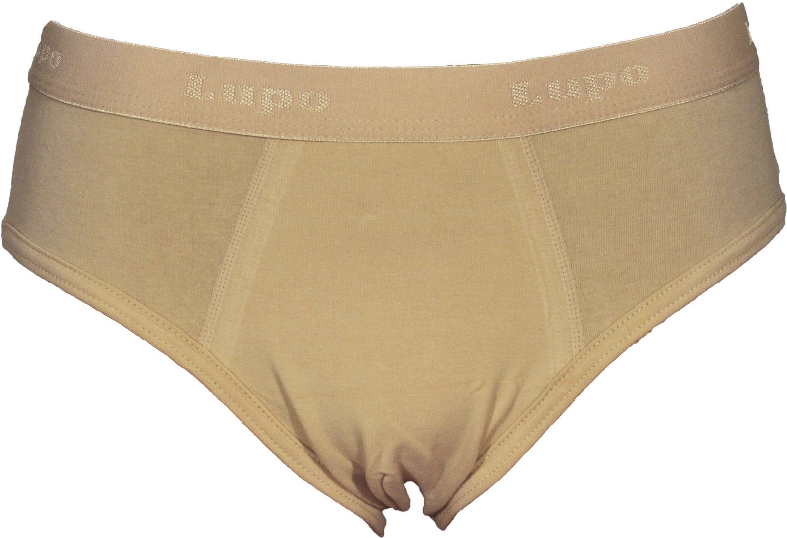 Lupo Mens Cotton Brief Underwear Sand Large Men's Clothing